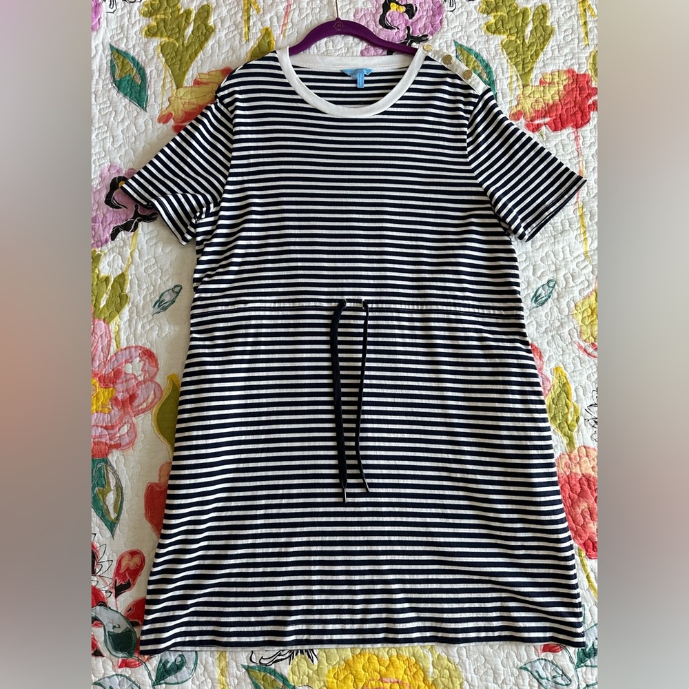 Draper James Tie Waist T-Shirt Dress